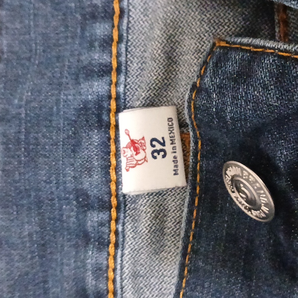 True religion denim blue jeans